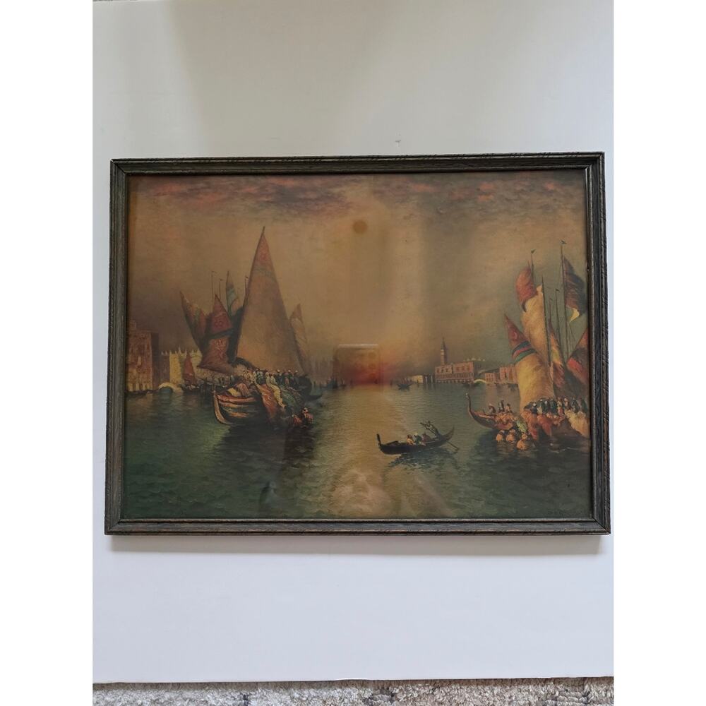Dey De Ribcowsky "Oriental Traders" Print Or Lithograph With Signature